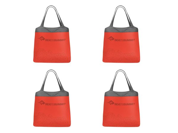 Bolsa Sea To Summit Ultra Sil Nano Shopping Bag Red x4 Unid