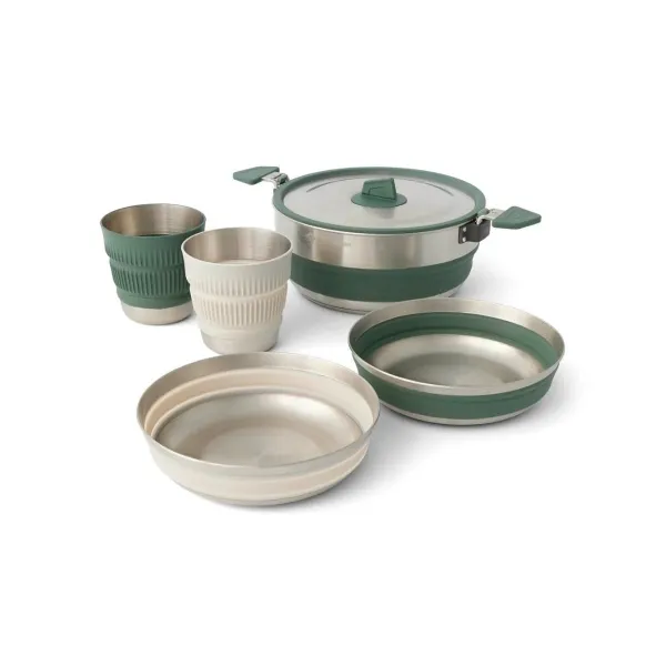 Set de Cocina Sea to Summit de acero inoxidable Detour 5 Piezas